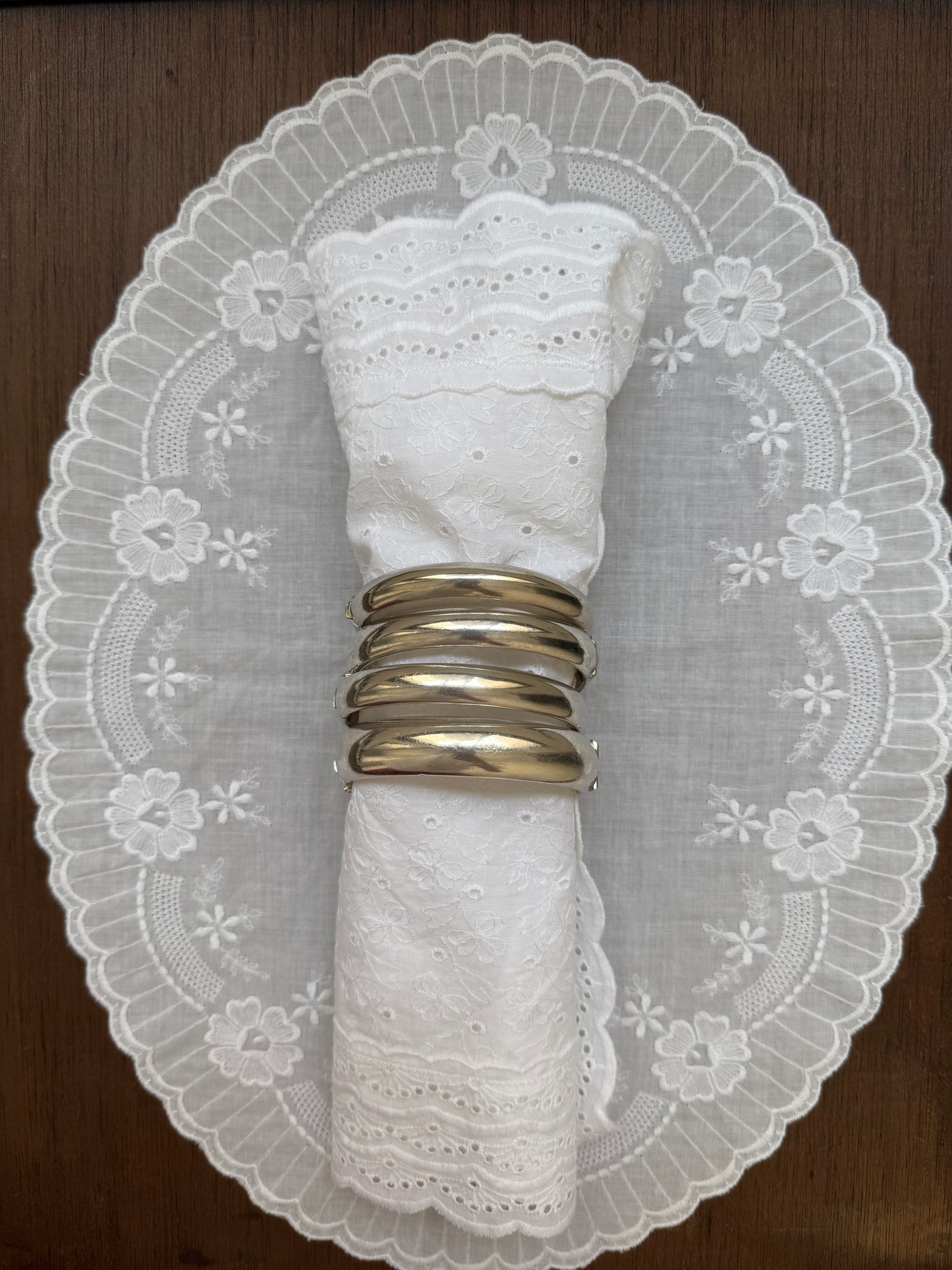 Chunky Bangle 925 Vintage Silver