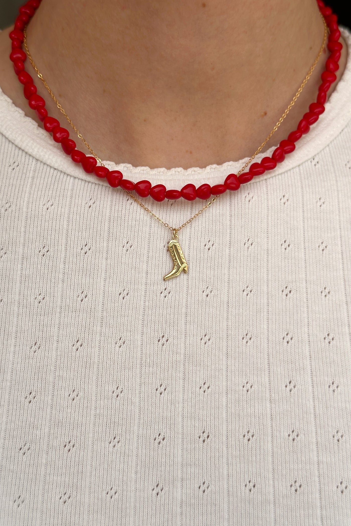 Cowboy Boot Necklace