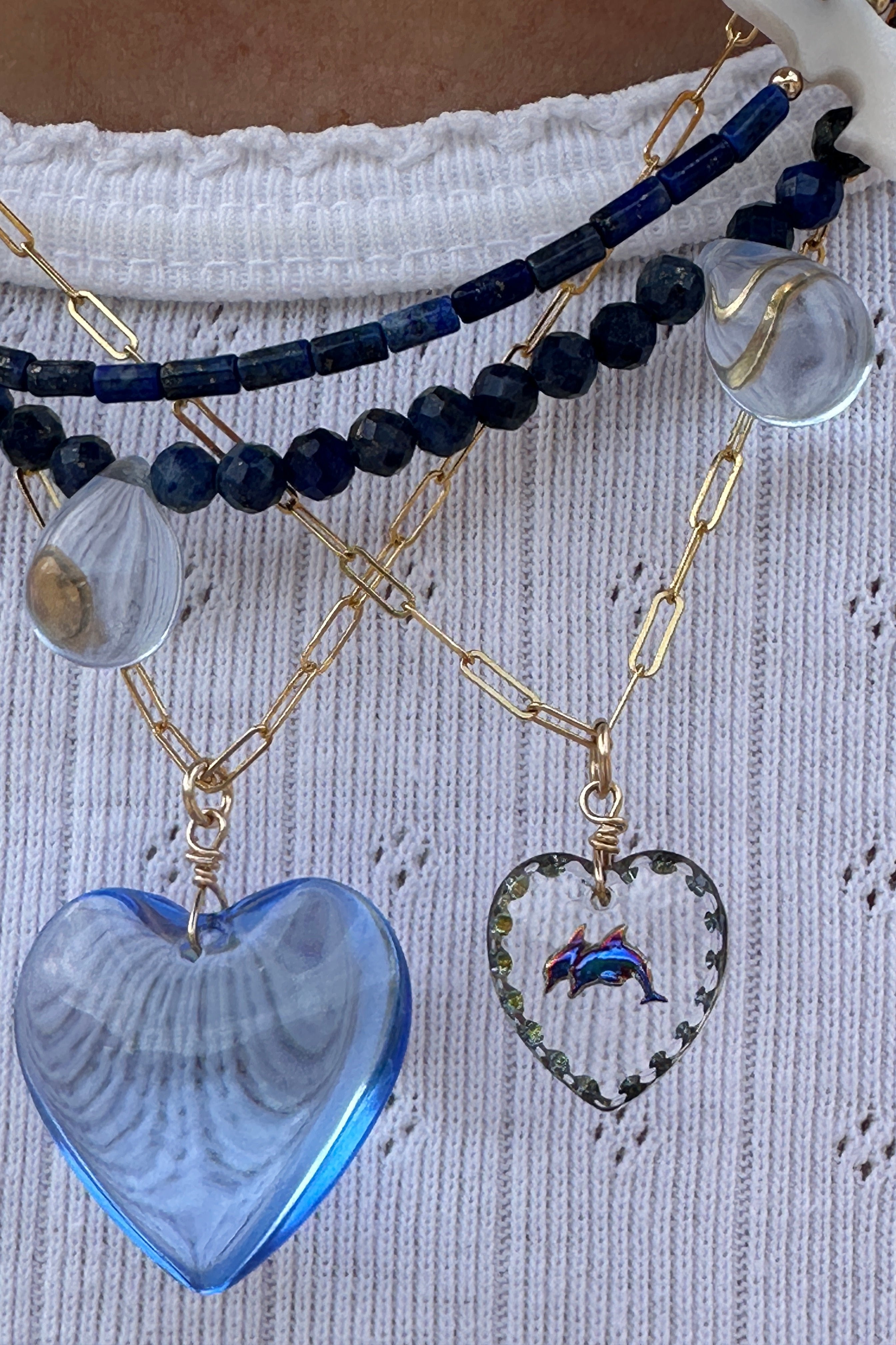 Crystal Dolphin Necklace