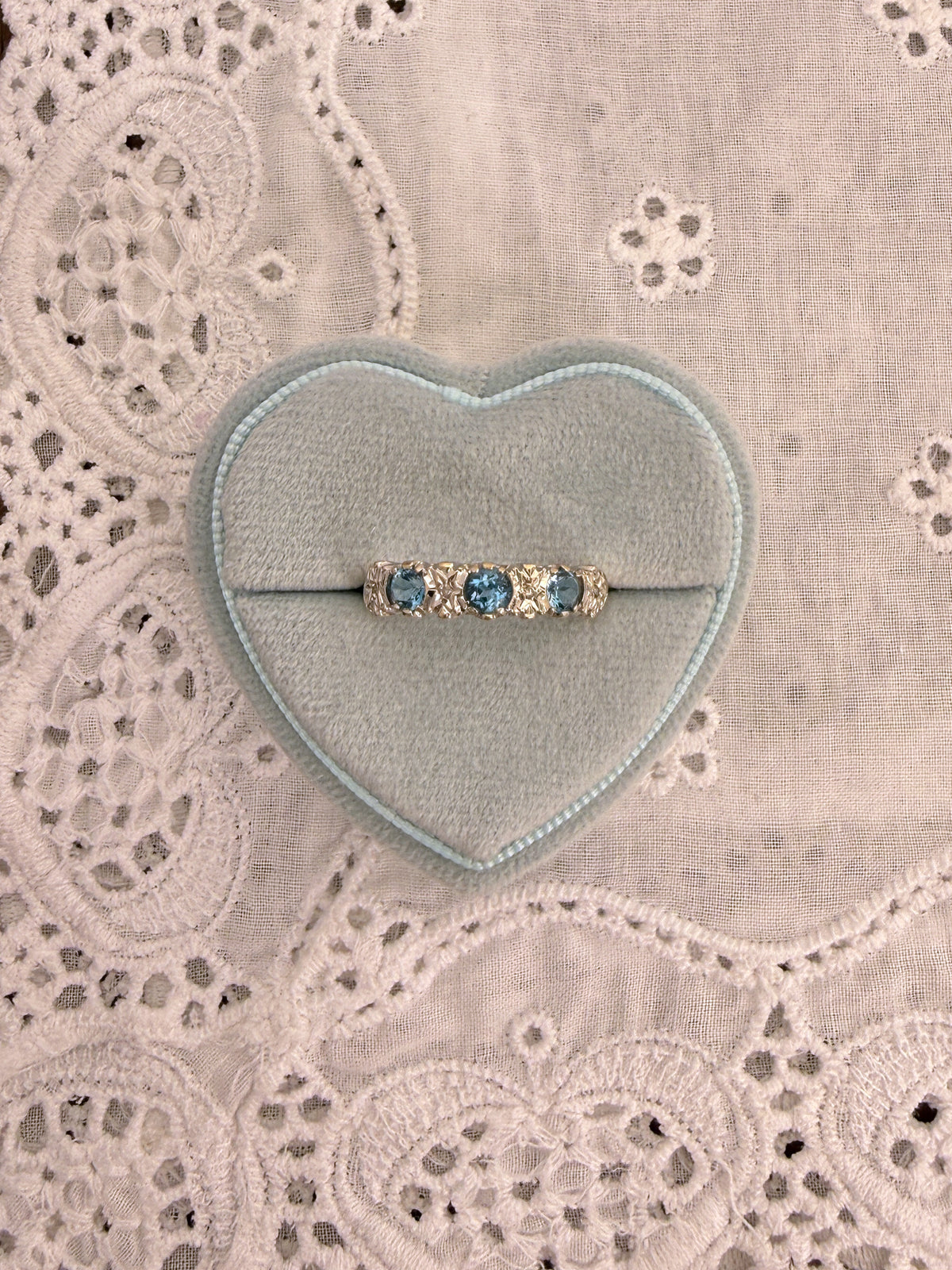 Topaz and Diamond  Band