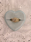 Champagne Cluster Ring