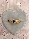 Sapphire Cluster Ring