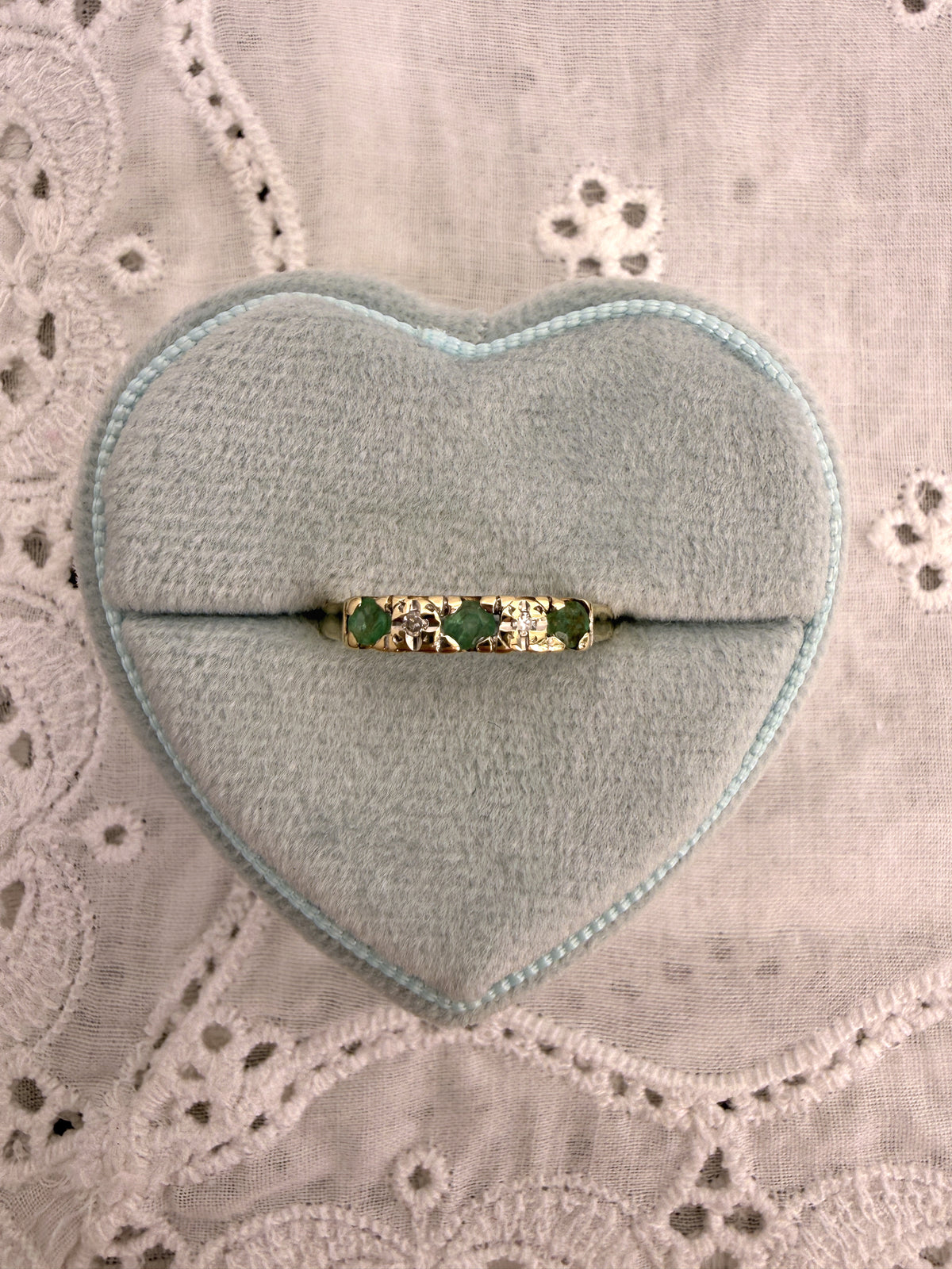 Emerald and Diamond Band
