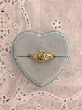 Citrine Daisy Ring