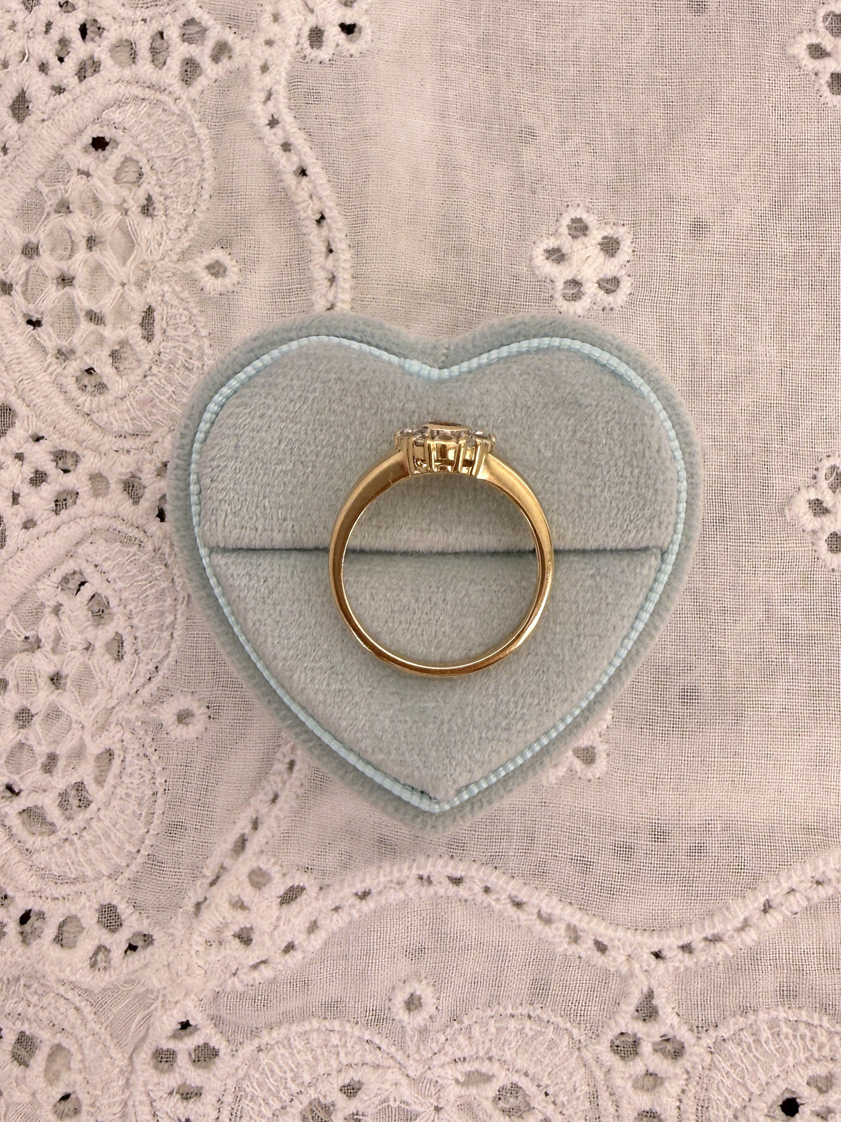 Citrine Daisy Ring
