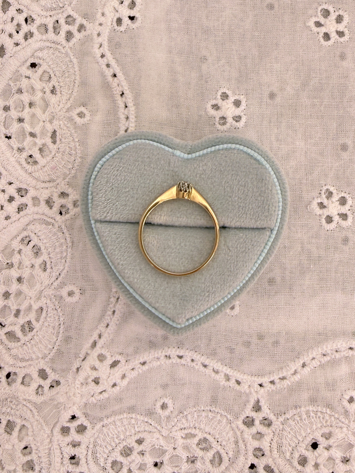 Mini Diamond Solitaire Ring