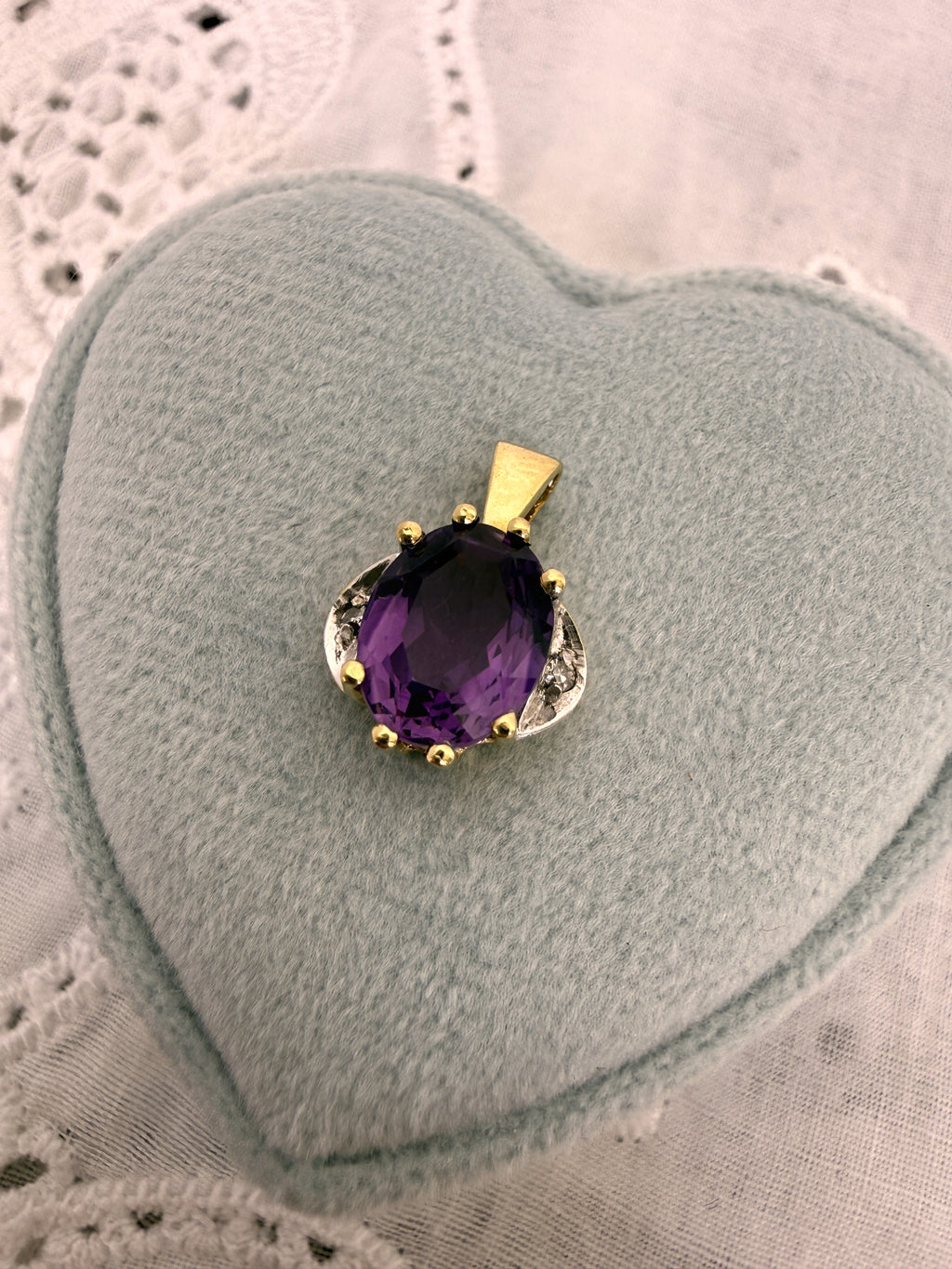 Amethyst Charm