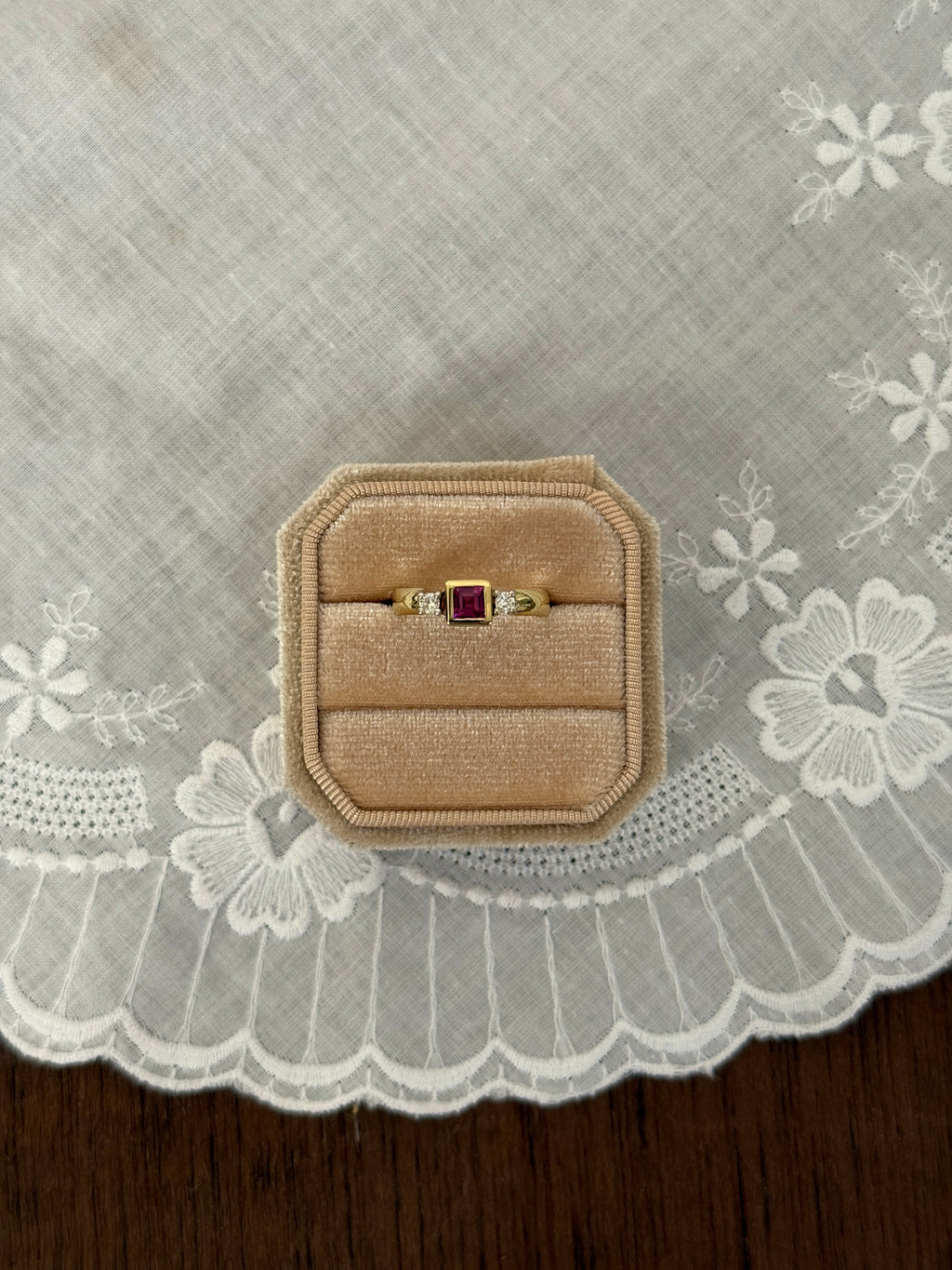 Tourmaline Ring 14k Vintage Gold