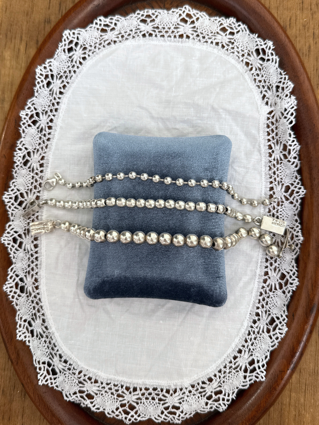 Ball Bracelet Vintage Silver