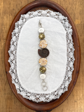 Ammonite & Shell Bracelet Vintage Silver
