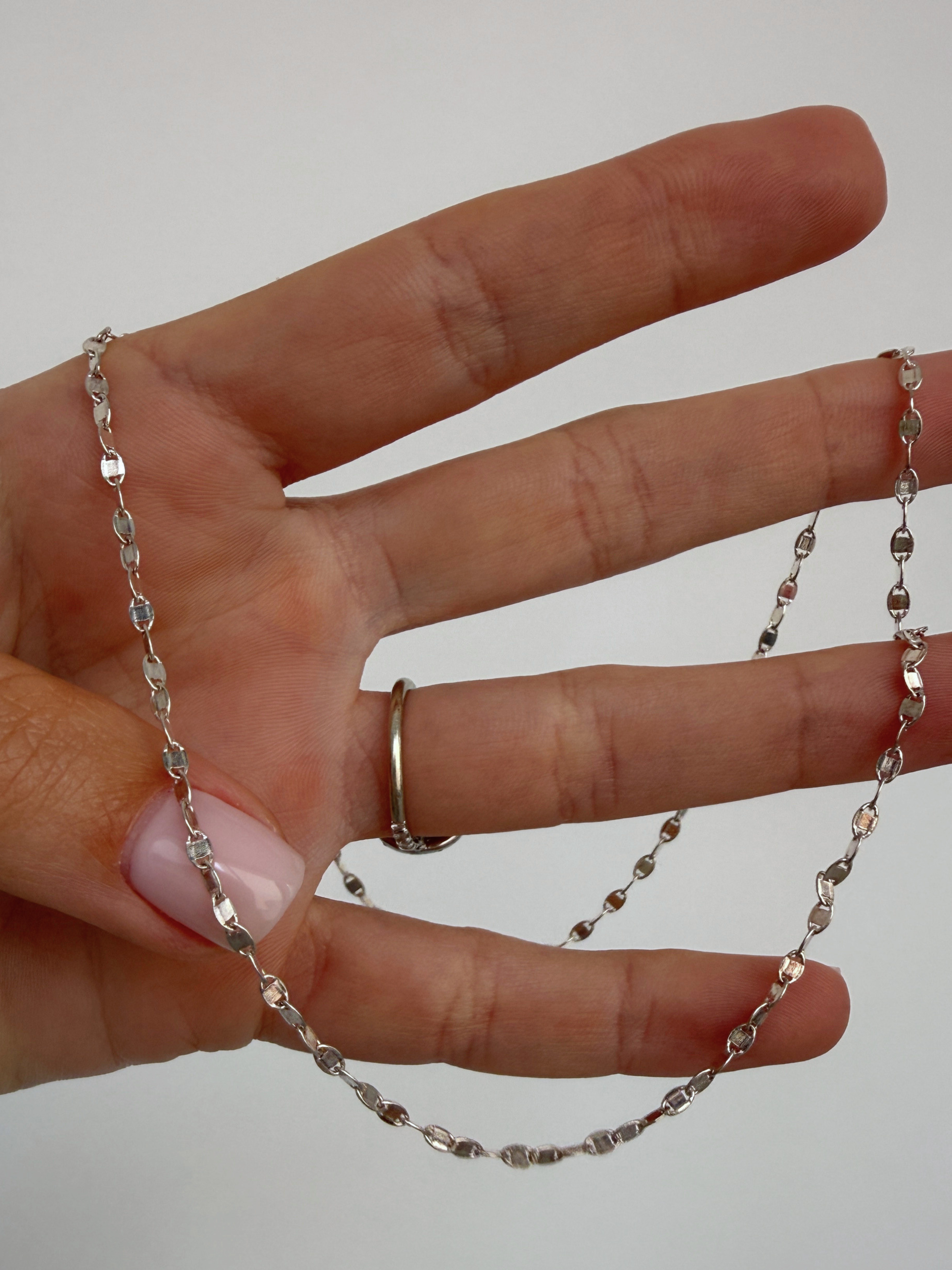 Disc Link Chain 925 Silver