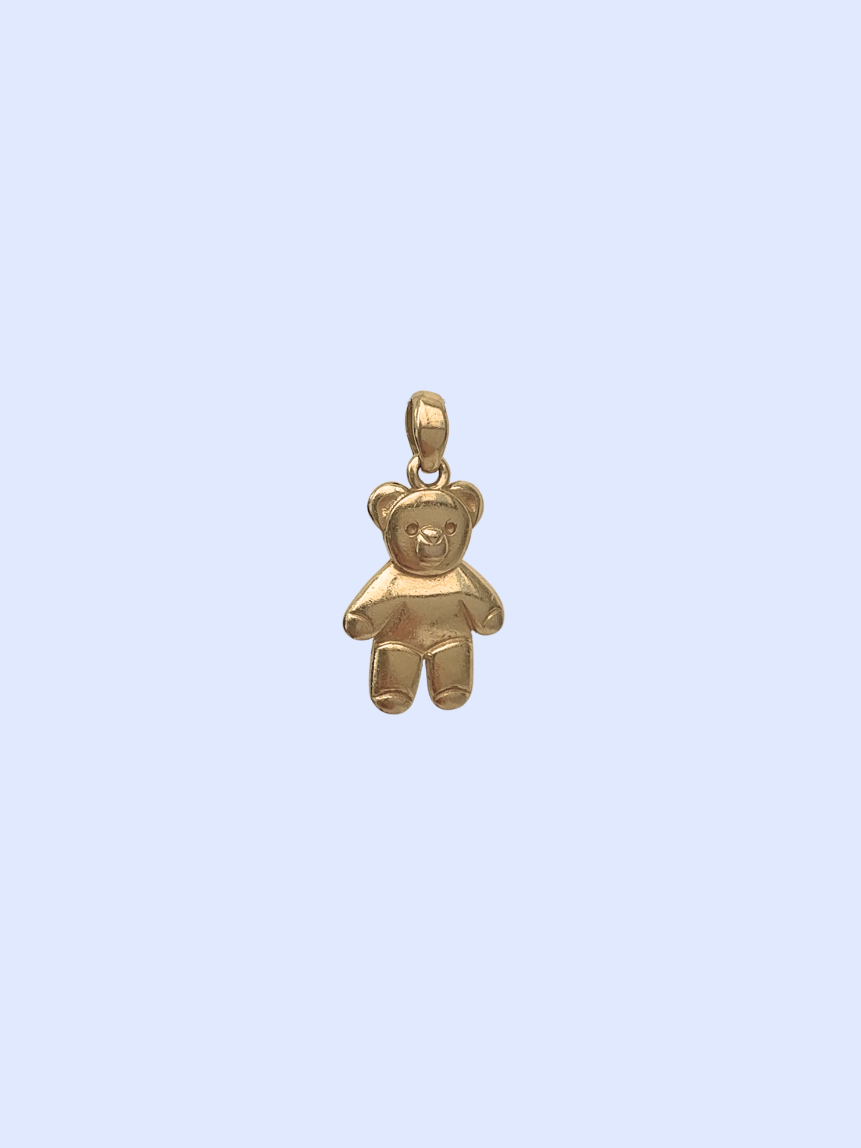Teddy Charm Vintage Gold