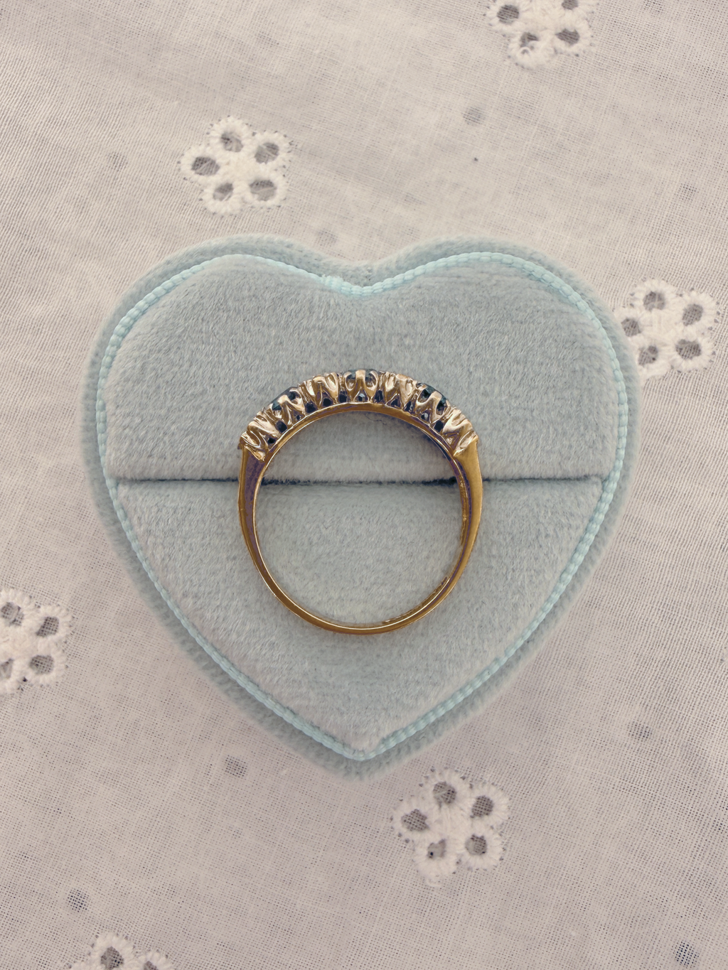Topaz and Diamond  Band