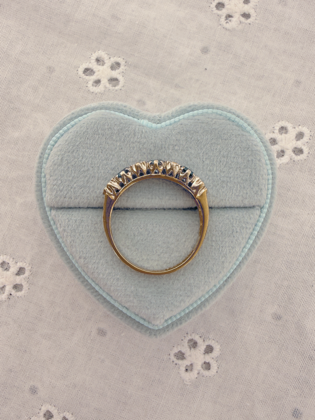 Topaz and Diamond  Band