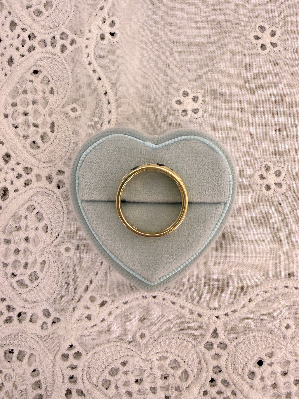 Sapphire and Diamond Cigar Band