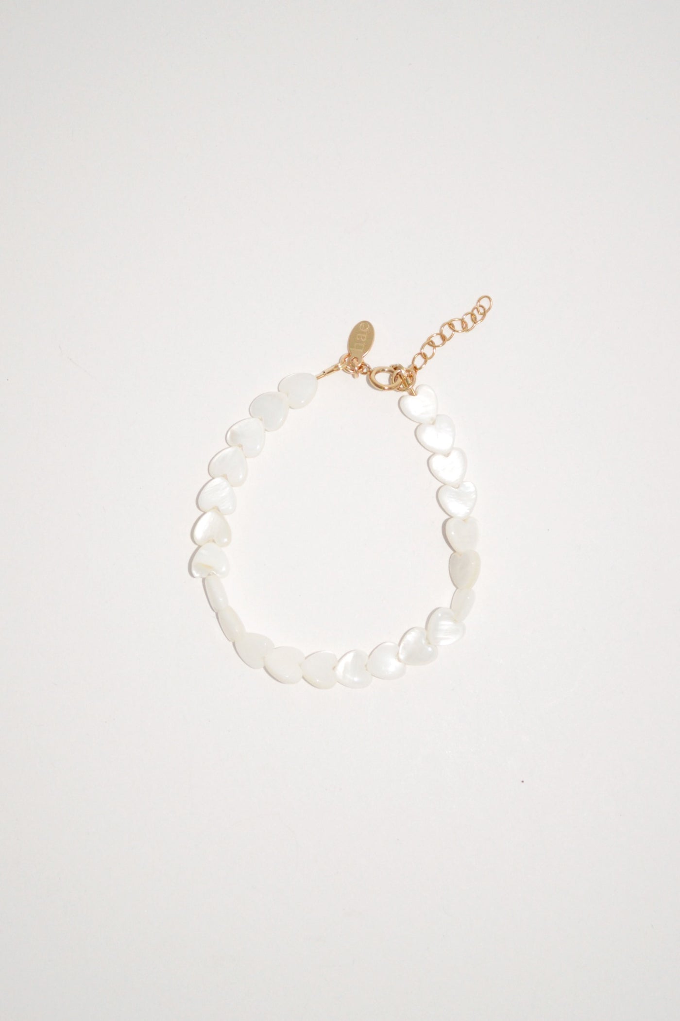 Pearly Heart Bracelet