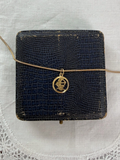 Zodiac Charm Sagittarius Vintage Gold