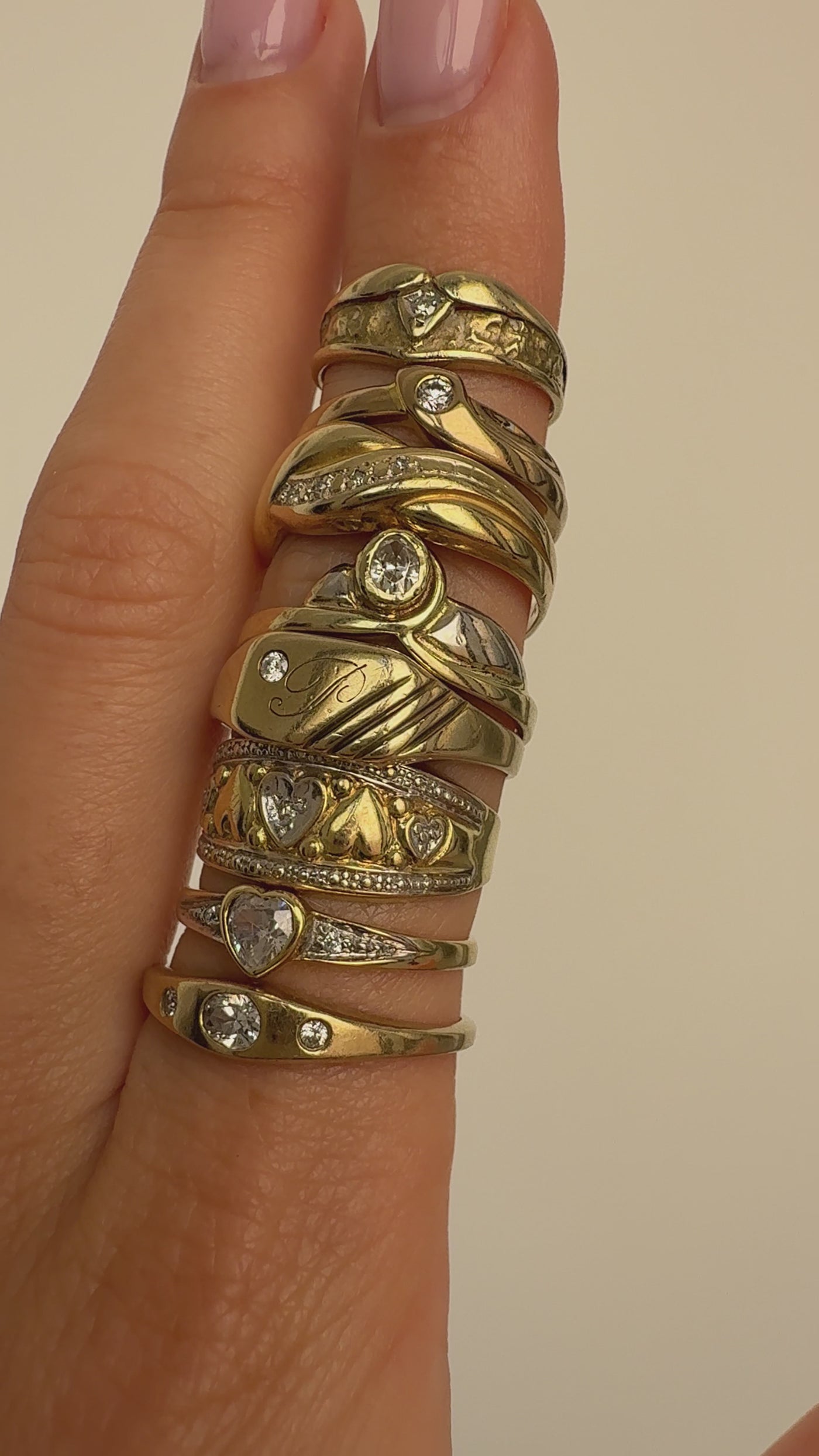 Pinky Ring Vintage Gold