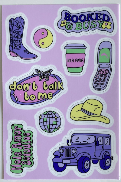 City Cowgirl Stickers