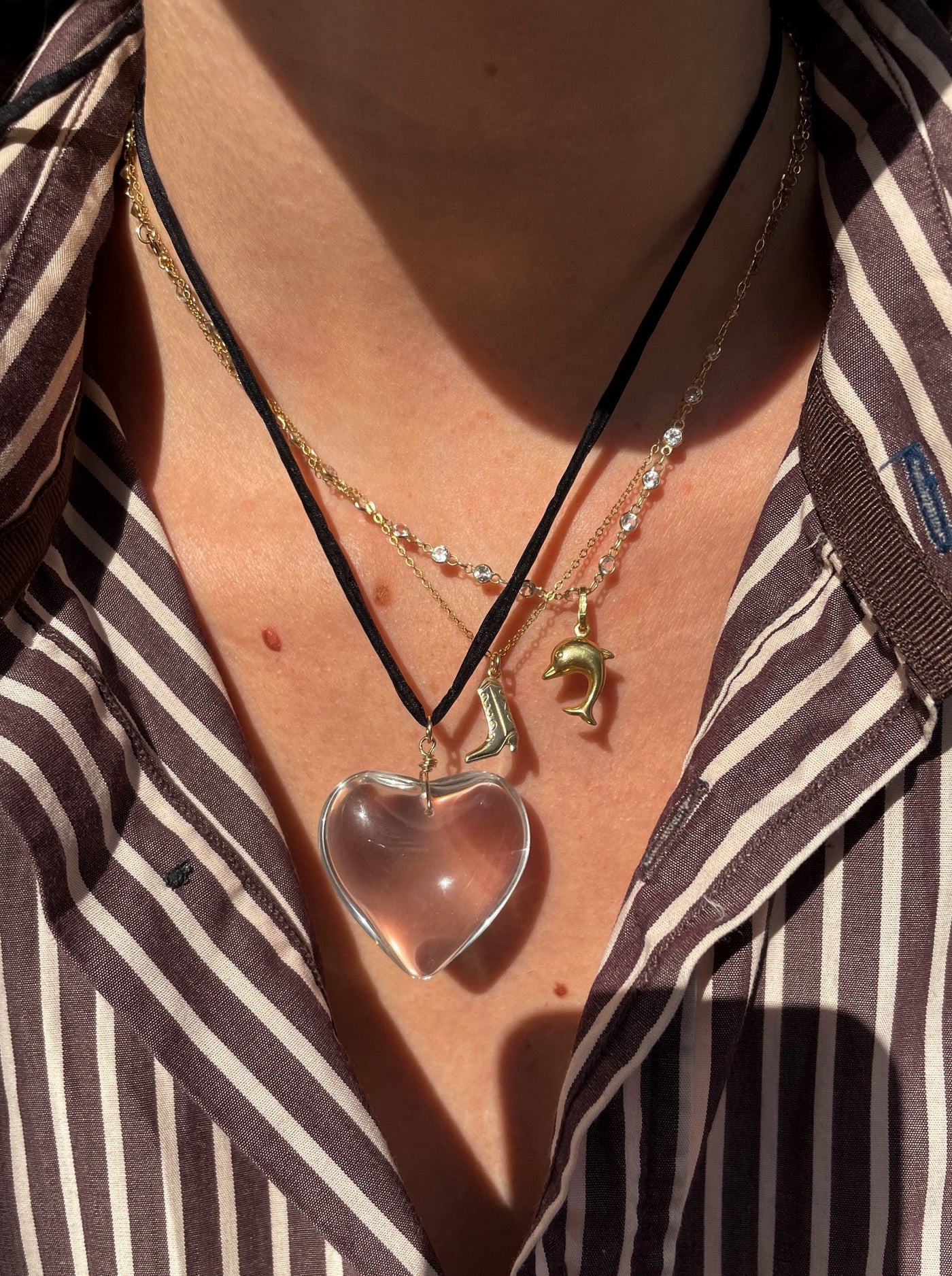 Glossy Heart Necklace