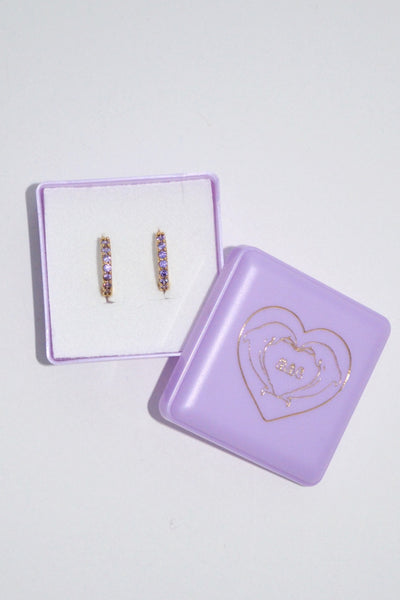Lavender Hoops